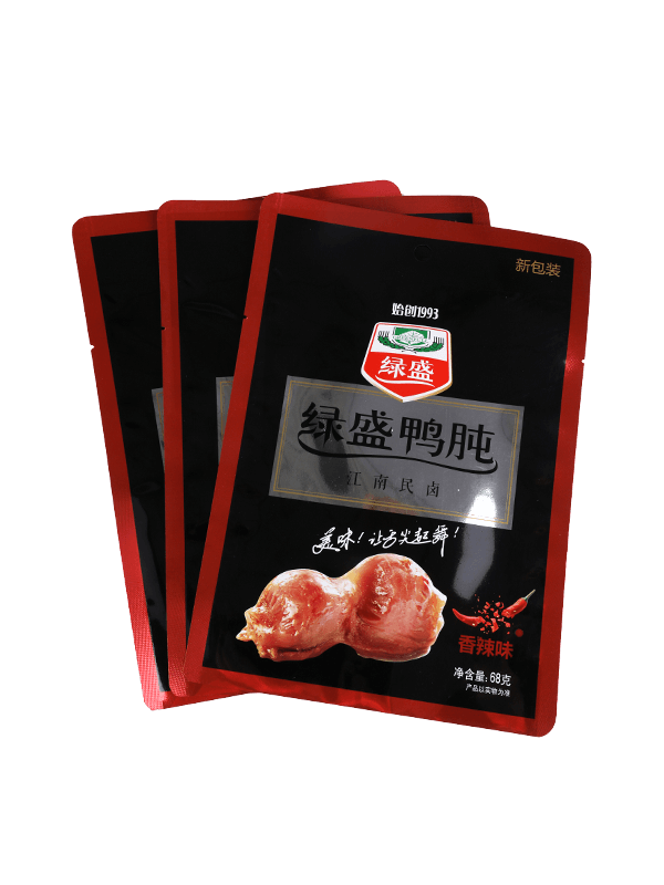 Ламинированная пищевая матовая отделка для закусок пластиковый упаковочный пакет