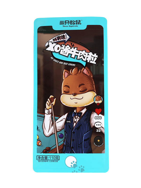 Полиэтиленовый пакет нового дизайна с индивидуальной печатью для упаковки закусок